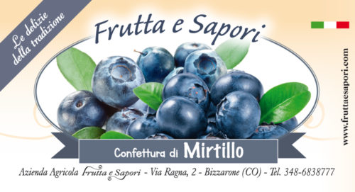 Confettura extra di MIRTILLO 240 gr