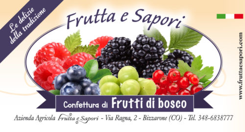 Confettura extra di FRUTTI DI BOSCO 240 gr