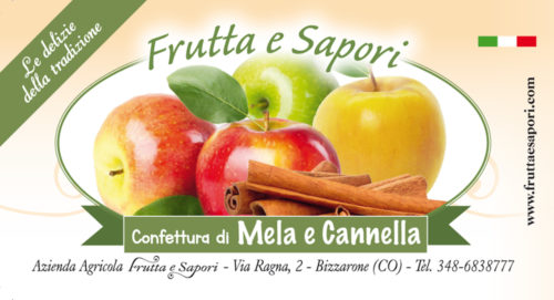 Confettura extra di MELA E CANNELLA 240 gr