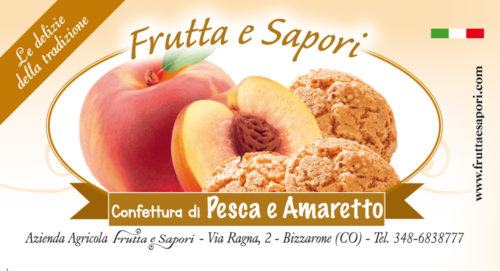 Confettura Extra di Pesca e Amaretto 240 gr