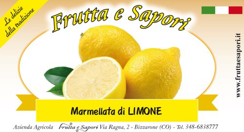 Marmellata di limone non trattati naturali 220g